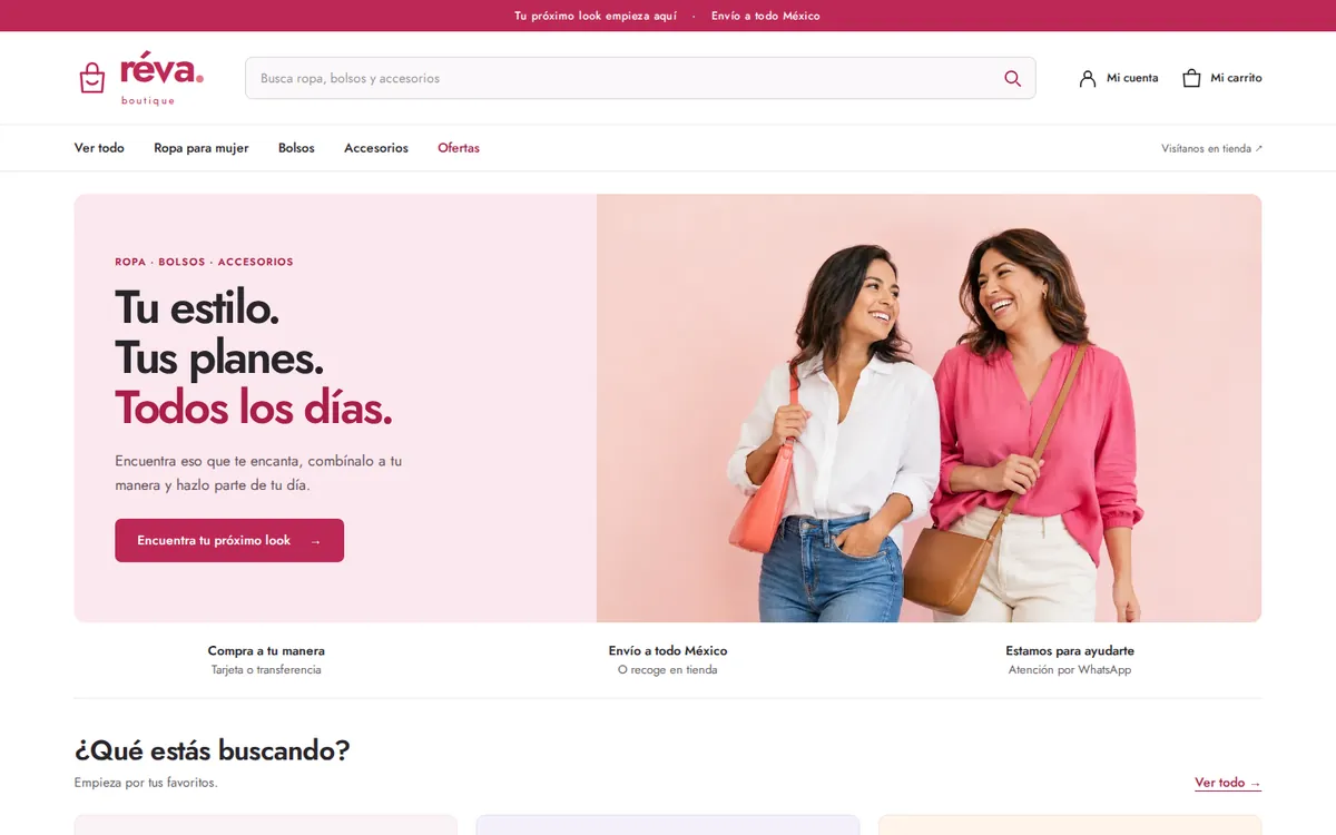 Página de RÉVA Boutique